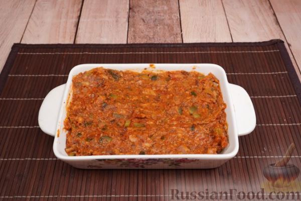 Капустная солянка с рыбными консервами (в духовке)