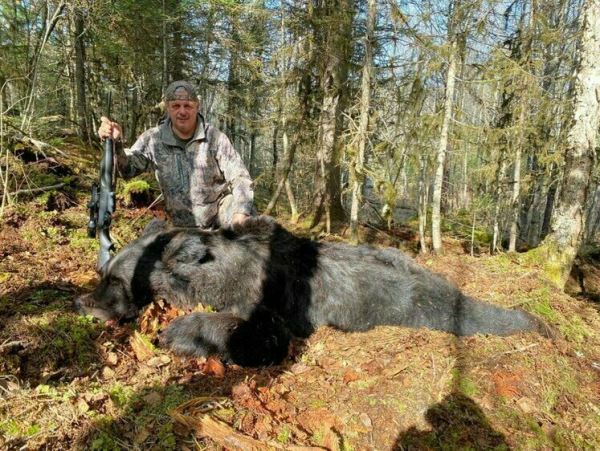 Российский охотник добыл под Хабаровском большого медведя (фото)